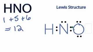 HNO Lewis Structure [upl. by Hilaire]