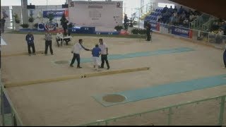 Pétanque 2013 CAMPIONATO EUROPEO Roma Finale Tiro Dylan ROCHER vs Diego RIZZI [upl. by Ledoux154]