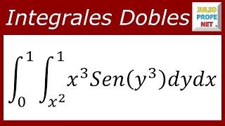 INTEGRAL DOBLE CON CAMBIO EN ORDEN DE INTEGRACIÓN  Ejercicio 1 [upl. by Babbie]