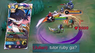 Ketika Julian Salah Pilih Lawan  Lock Sampe Coklat Ruby Build True Damage [upl. by Shu]