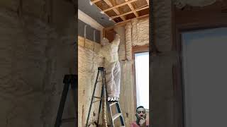 Spray foam construction futuristik teknologi interiordesign diy design renovation home [upl. by Bullivant]