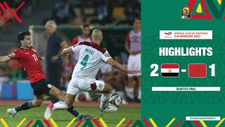 Egypt 🆚 Morocco Highlights  TotalEnergiesAFCON2021 Quarter Finals [upl. by Nairb]