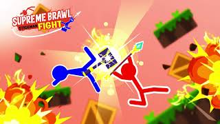 30s Supreme Brawl Stickman fight  Fk2 OrangevsBlue2  Play now for free 1920x1080 Ver2 [upl. by Thorwald]