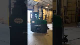 2015 COMBILIFT C6000 6000 LB LP GAS FORKLIFT CUSHION 118180 3 STAGE MAST FORK POSITIONER [upl. by Silevi309]