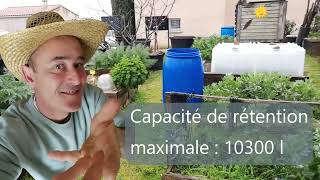 Mes Systèmes de récupération deau de pluie cumulent 10300 litres [upl. by Egidio772]