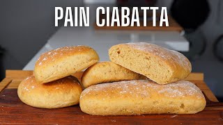 COMMENT FAIRE DU BON PAIN CIABATTA FACILEMENT  FOOD IS LOVE [upl. by Alleon]