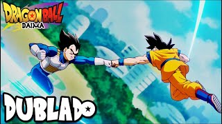 DRAGON BALL DAIMA  CENA 5 GOKU VS VEGETA DUBLADOI [upl. by Tenneb186]