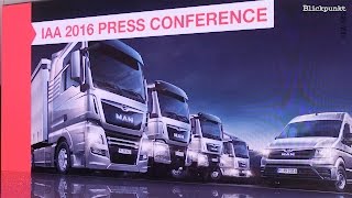 MAN Truck amp Bus – IAA Nutzfahrzeuge 2016 [upl. by Dlareg]