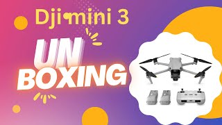 A NEW DJI MINI 3 UNBOXING [upl. by Blackburn265]