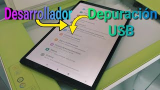 Cómo Activar Depuración USBDesarrollador en Tablet [upl. by Malachy155]