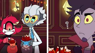 Niffty is nice to Adam for once 😨💕 Hazbin HotelHelluva Boss • COMIC DUB [upl. by Leribag]