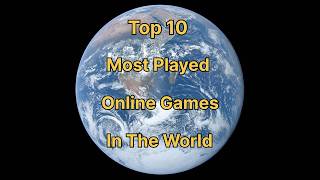 Top 10 Most Played Online Games In The World 🌍 mostpopulargame gaming [upl. by Yauq]