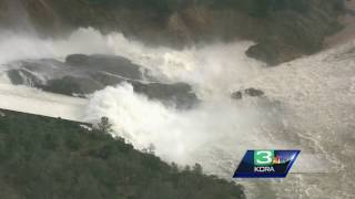 Oroville Dam Spillway 02102017 RAW [upl. by Ho]