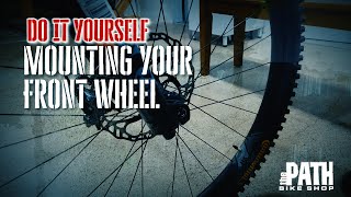 New Bike Assembly — How to Install Front Wheel Fox 36 amp 38 Forks [upl. by Ecyaj]