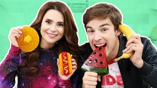 GUMMY FOOD vs REAL FOOD  PART 2 Ft MatPat [upl. by Kelda]