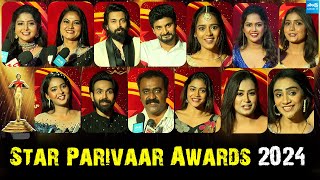 Star Parivaar Awards 2024  Tollywood Serial Actors at Star Maa Awards  SakshiTVDizital [upl. by Yerot]