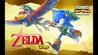 Sonic Lost World music  The Legend of Zelda Zone Dungeon Theme [upl. by Callan431]