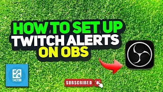 How to set up twitch alerts on obs 2024 [upl. by Koetke]