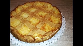 Crostata con crema di ricotta  dolce e delicata [upl. by Dalenna]