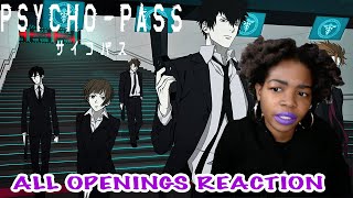 Psycho Pass Openings 1 2 amp 4 BLIND REACTION [upl. by Pollard]