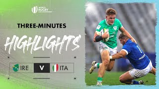 Irish domination  Ireland v Italy  World Rugby U20 Championship 2024 Match Highlights [upl. by Noffets]