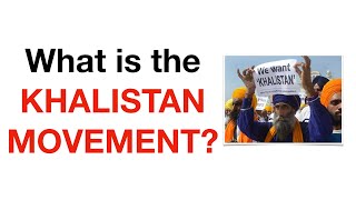 What is the Khalistan Movement  EXPLAINED [upl. by Ettennig]