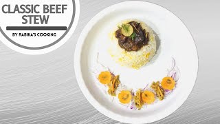 Classic Beef Stew Recipe With A Pakistani Twist  Flavorful Beef Stew With Vegetables [upl. by Ajram]