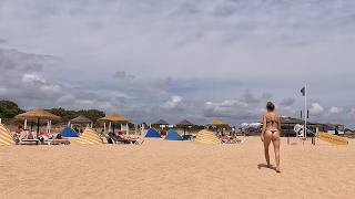 WALKING TOUR PRAIA FALESIA Beach Algarve Portugal 4K [upl. by Ahsital38]