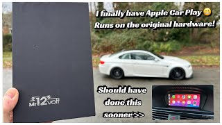 How to install Mr12volt Apple Car Play on a BMW E92 E90 E91 E93 The full guide to installing [upl. by Ymia]