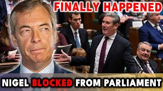 BREAKING Nigel Farage and Reform UK Removed from Parliament Over GB News Host [upl. by Lasala]