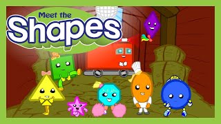 Meet the Shapes FREE  Preschool Prep Company [upl. by Alyks]