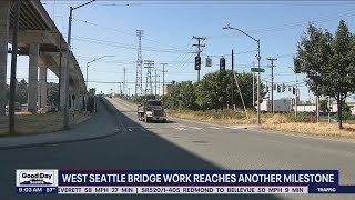 West Seattle Bridge reaches another milestone  FOX 13 Seattle [upl. by Eryt]