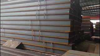 ASTM Q235B Carbon Rolled Steel Section H Beam 100  100mm 125  125mm Cold Rolled [upl. by Napas]