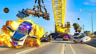 CLAW OF CARNAGE  Extreme BeamNGDrive Car Chase [upl. by Emeline]