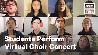 Acapella Choir Performs Over the Rainbow in Virtual Concert  NowThis [upl. by Kowtko892]