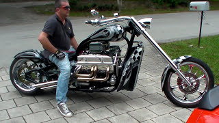 V8 CHOPPER  425HP V8 CORVETTE 57LTURN UP THE VOLUME [upl. by Kalvin935]