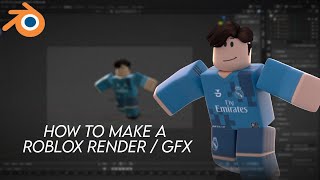 How To Make Roblox Render  GFX Tutorial in Blender  Blender Tutorial 2023 [upl. by Assenay161]