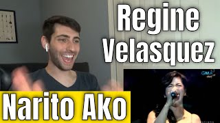 Regine Velasquez  Narito Ako FULL BLAST VERSION REACTION [upl. by Avat]