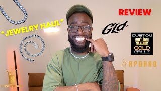 Jewelry Haul GLD Aporro Custom Gold Grillz amp Hip Hop Bling  How To Style Men’s Jewelry 2024 [upl. by Auston163]