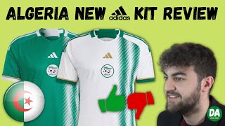 ALGERIA 202223 NEW ADIDAS KIT REVIEW [upl. by Ellehcal863]