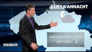 Het weerbericht voor Genk 21 januari 2014 [upl. by Rotce921]