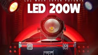 🤩Nueva Luz cob led 200w para escenario efecto wash super potentepantallas led guatemala [upl. by Stasny889]