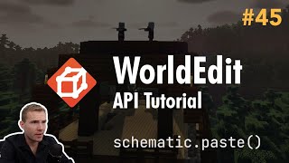 Ep45 WorldEdit Schematic  Minecraft Plugin Development [upl. by Annahsad54]