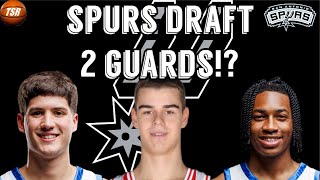 WHY DO Mock Drafts Have the Spurs DRAFTING TWO GUARDS [upl. by Natividad216]