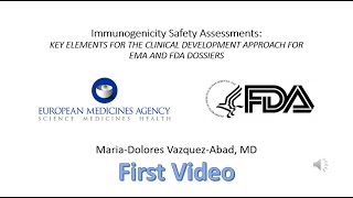 FDA EMA clinical immunogenicity safety assessments first video [upl. by Ernest]