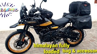 himalayan 450  himalayan 450 accessories himalayan 450 fully loaded [upl. by Airlia]