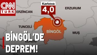 Bingölde Korkutan Deprem Karlıova İlçesi Merkezli 4 Büyüklüğünde Deprem Meydana Geldi [upl. by Anitel104]