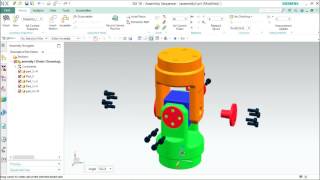 Unigraphics NX 10 assembly sequencing [upl. by Hermina]