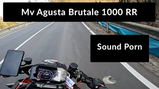 Mv Agusta Brutale 1000 RR Onboard Sound [upl. by Enar553]