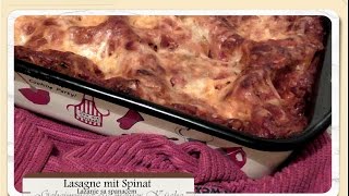 Spinat  Lasagne  Lazanje sa spanaćem [upl. by Tod]